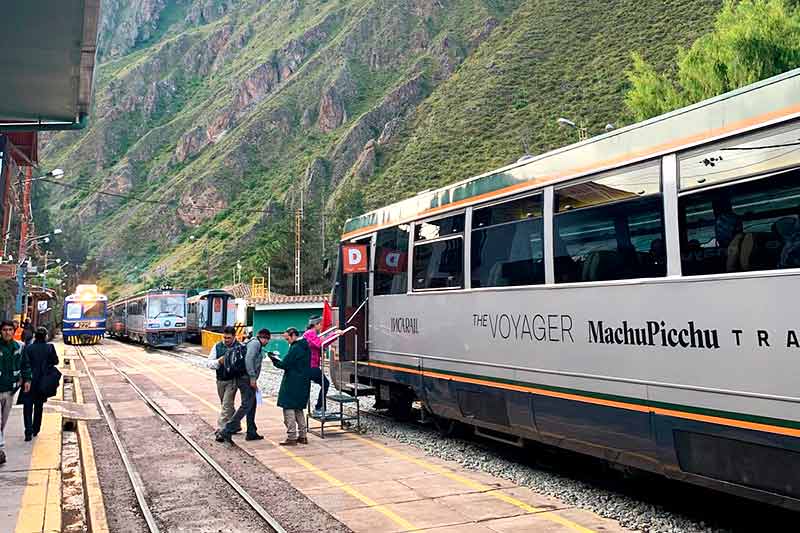 Trains to Machu Picchu on Inca Rail