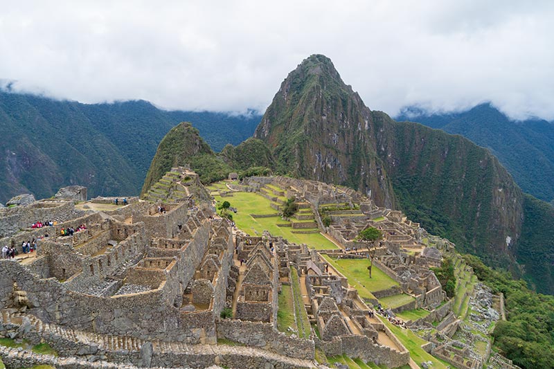 Foto clásica de Machu Picchu