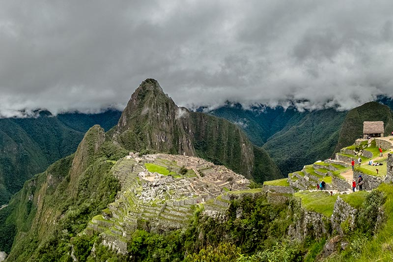 Complete photo of Machu Picchu + the guardian's house