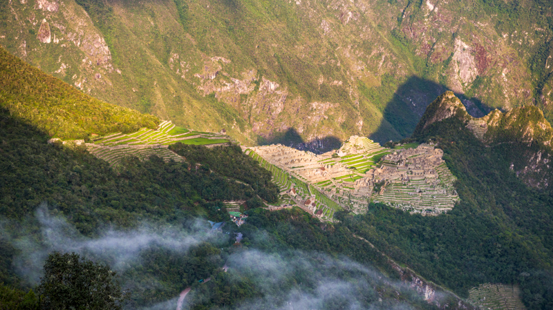 View of Machu Picchu from Intipunku