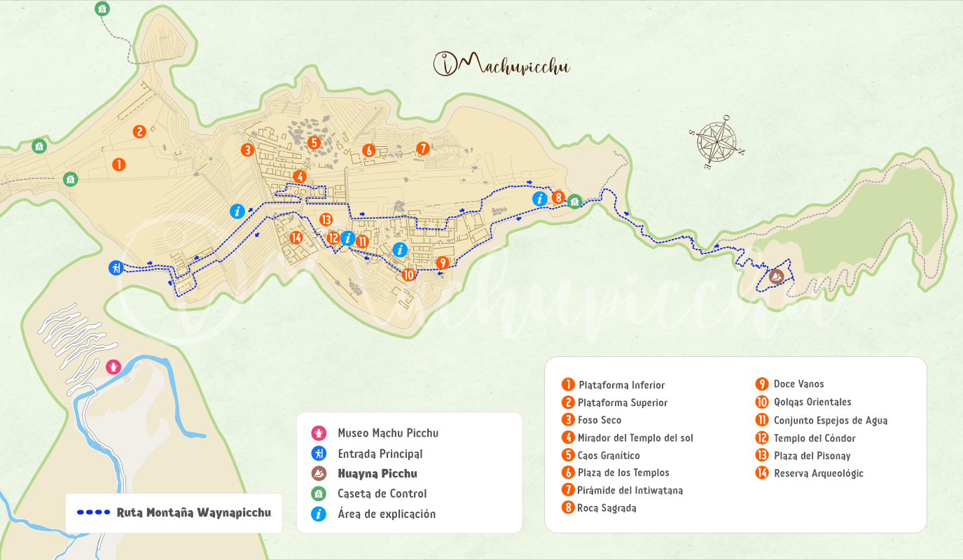 Circuito 3 (Machupicchu Royalty) - Itinerario 3-A: Percorso di montagna Waynapicchu