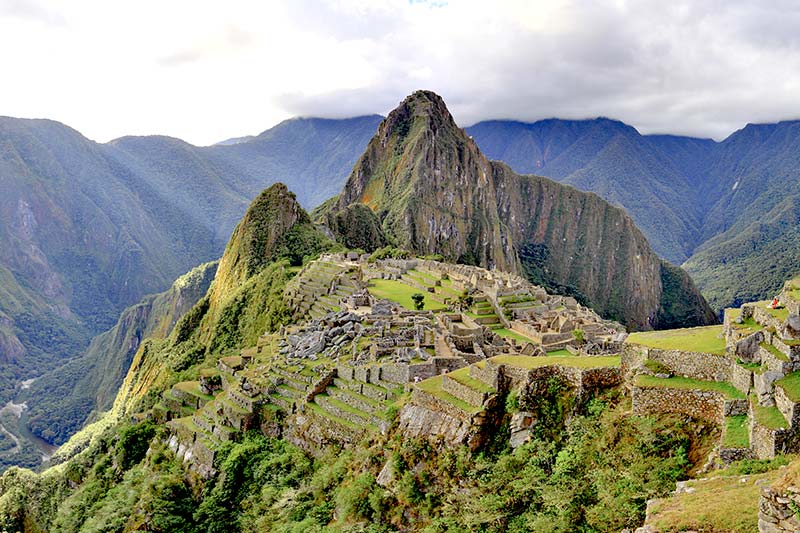 Vista completa de Machu Picchu