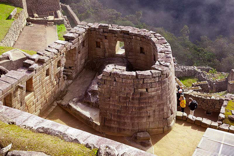 Temple of the Sun of Machu Picchu