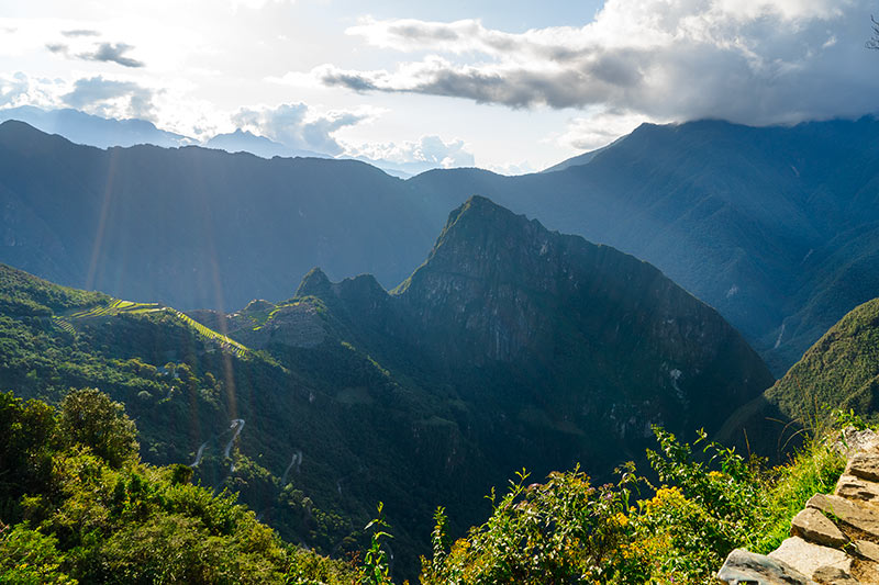 Vista de Machu Picchu a partir de Intipunku