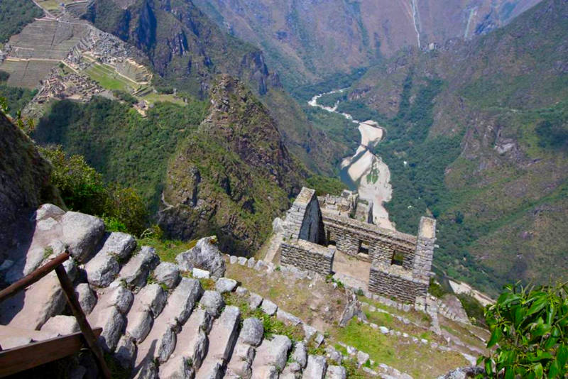 View of the canine of Huayna Picchu