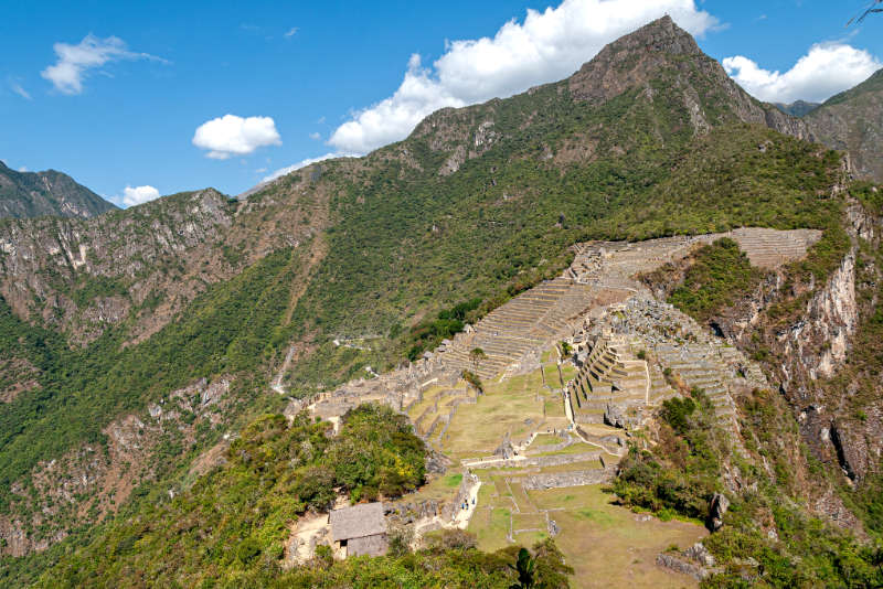 Landscape that can be seen going up to Huchuy Picchu