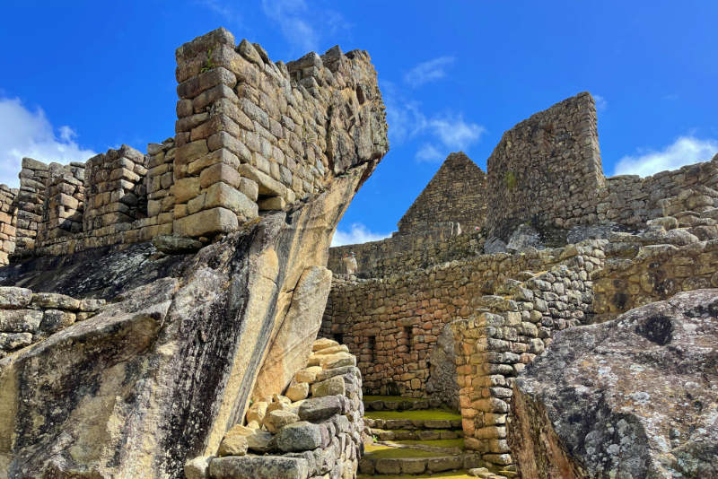 Side view of the Temple of the Condor