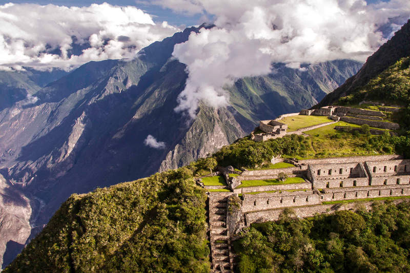 Incredible construction of Choquequirao