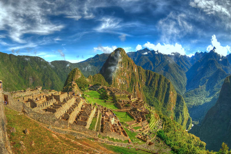 How Machu Picchu looks like in the afternoon