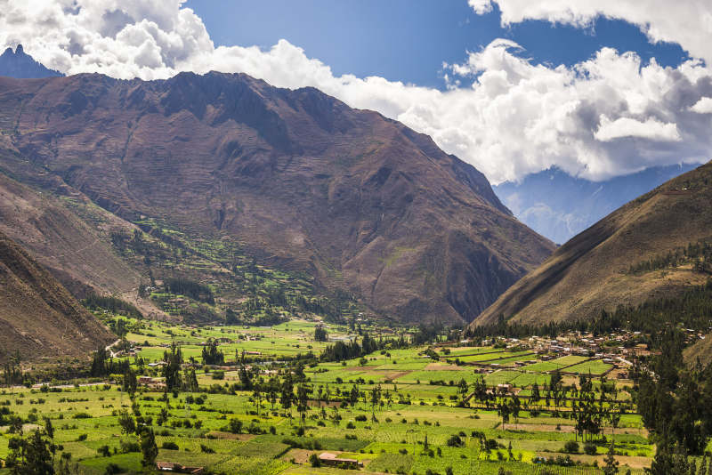 Increíble paisaje del Valle Sagrado