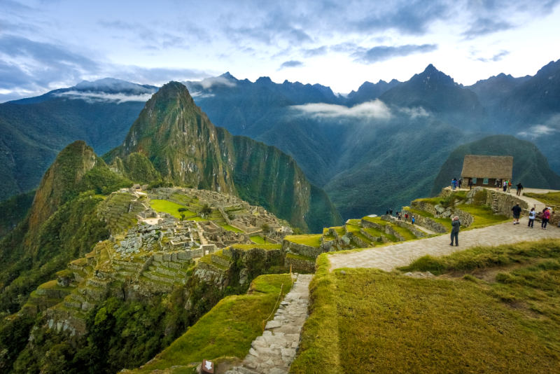 View of Machu Picchu and the Guardian's House