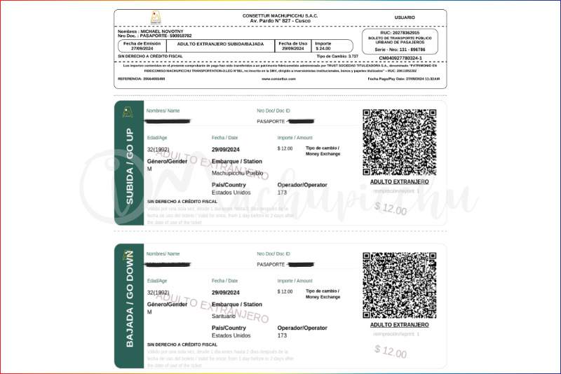 Consettur bus ticket – Hop on and off