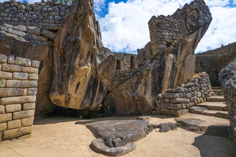 Temple of the Condor at Machu Picchu