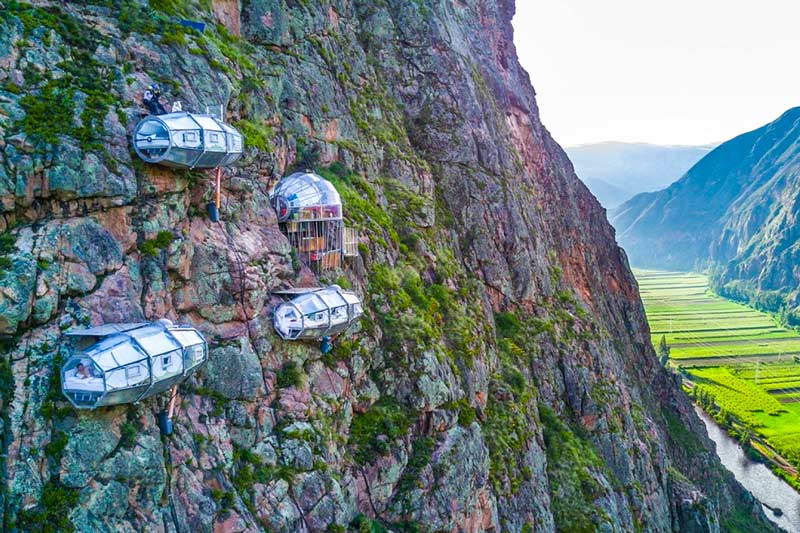 Extreme glamping on the route to Machu Picchu