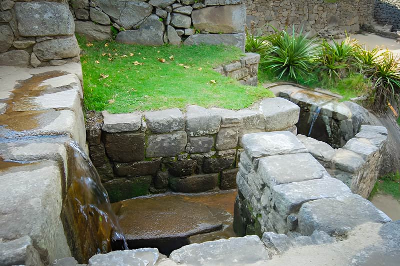 One of the water sources of Machu Picchu