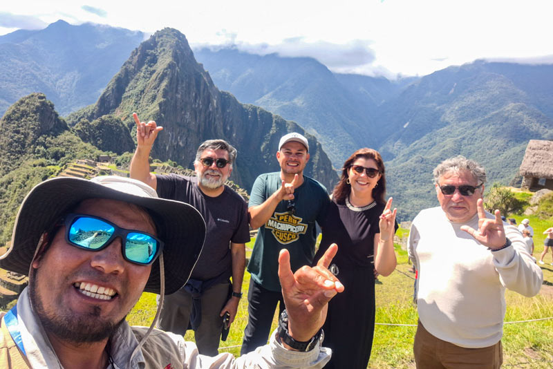 Official guide in Machu Picchu