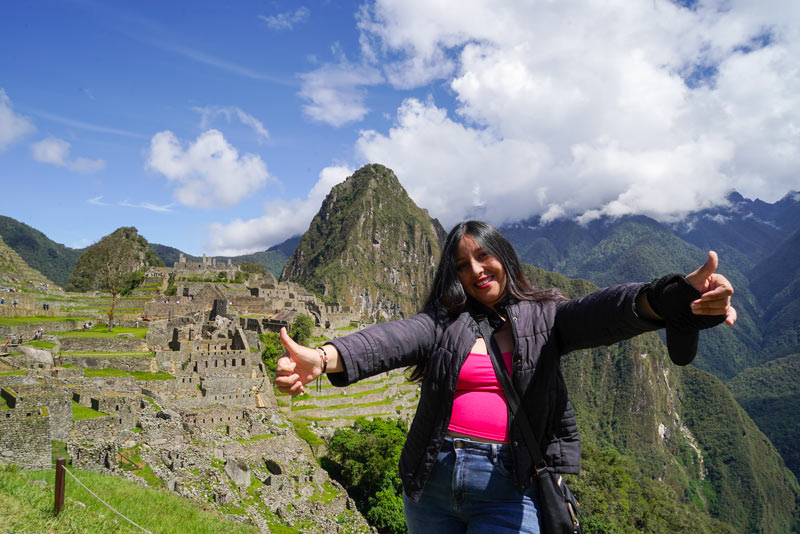 Visiting the citadel of Machu Picchu