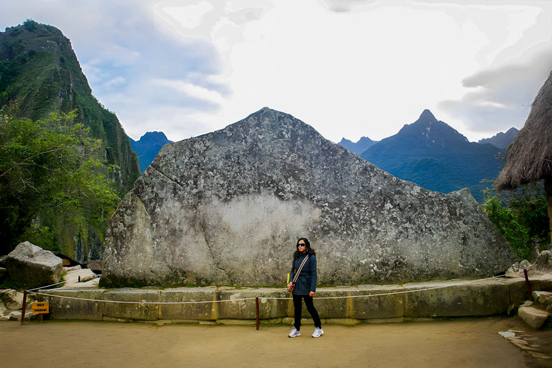 Sacred Rock of Machu Picchu