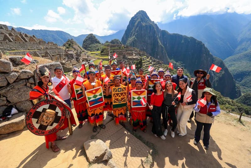 Reenactment at the Machu Picchu Archaeological Park