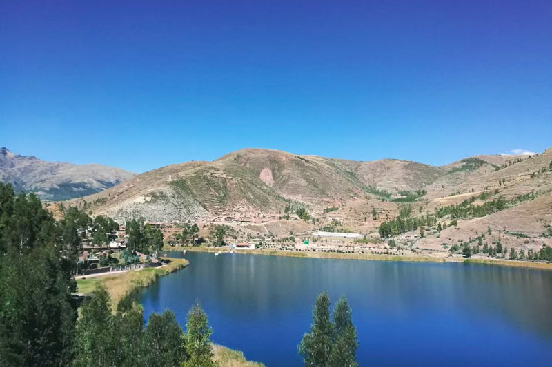 View of the Urcos Lagoon