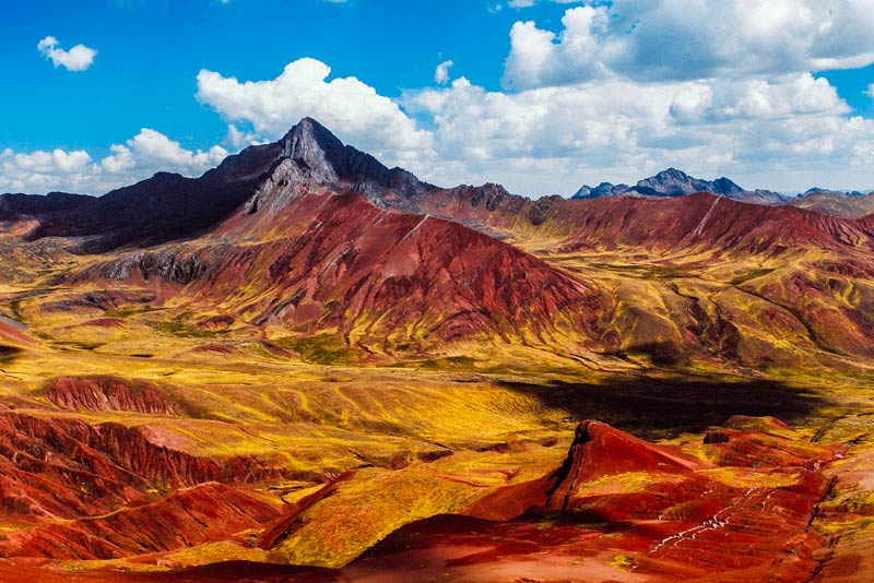 Landscape on the route to the Red Valley