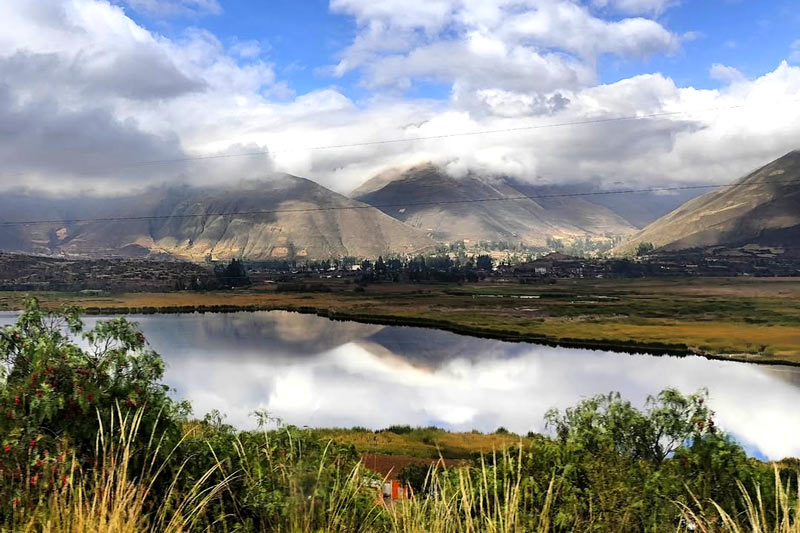 View of the Huacarpay Lagoon