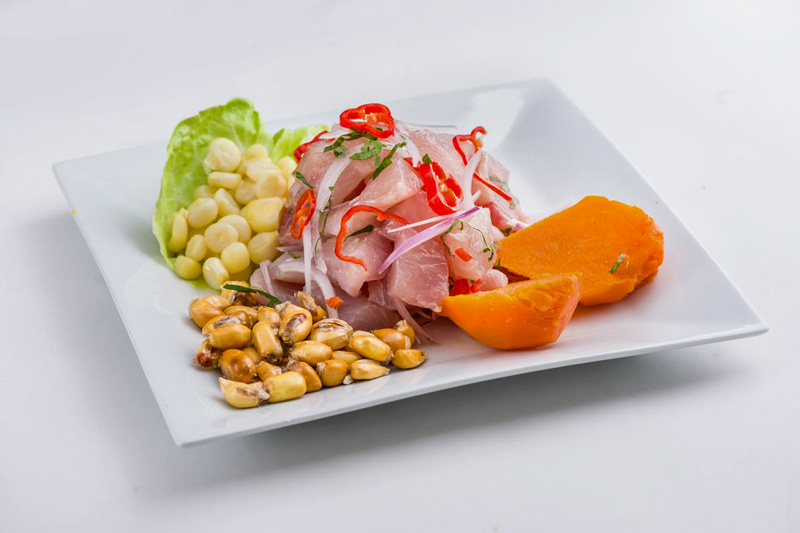 Ceviche, one of the most popular dishes in Machu Picchu