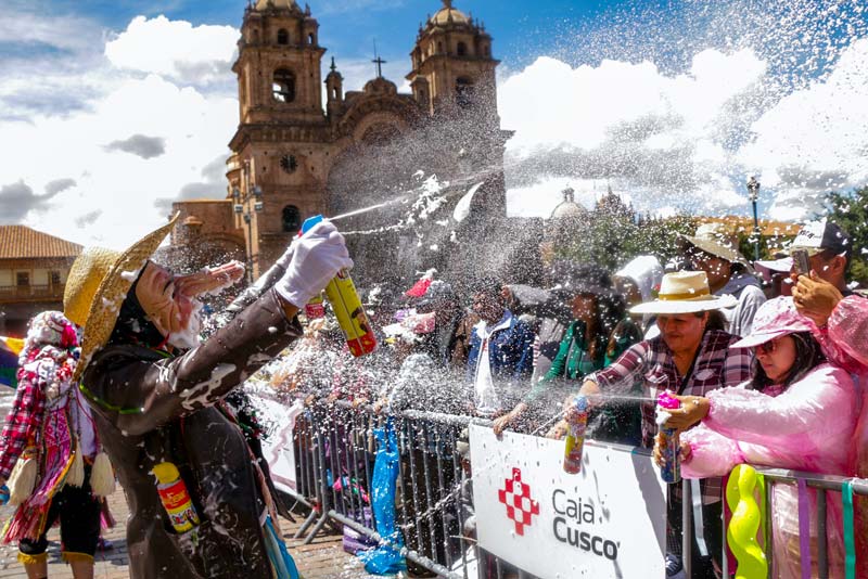 Carnival in Cusco’s Main Square