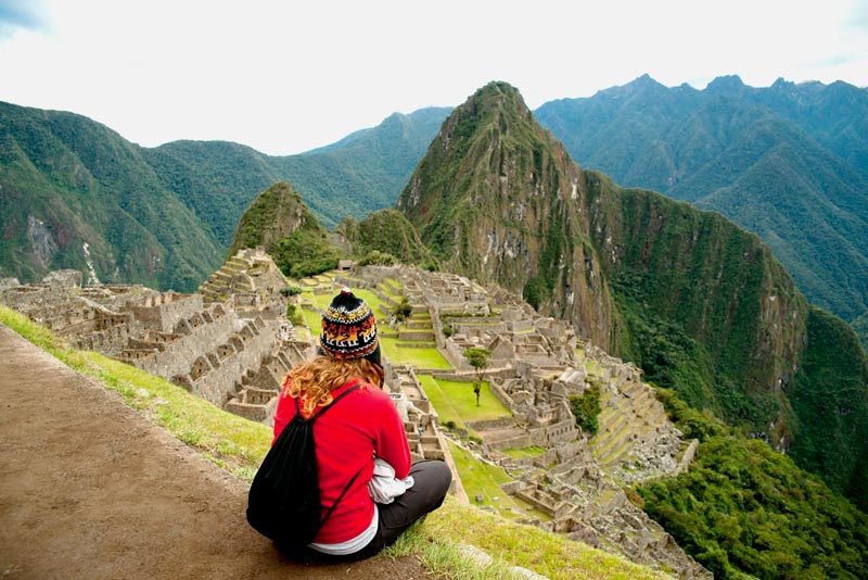 Observing the Inca citadel of Machu Picchu