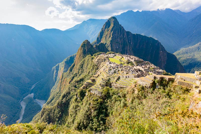 Vista completa de Machu Picchu desde el circuito panorámico