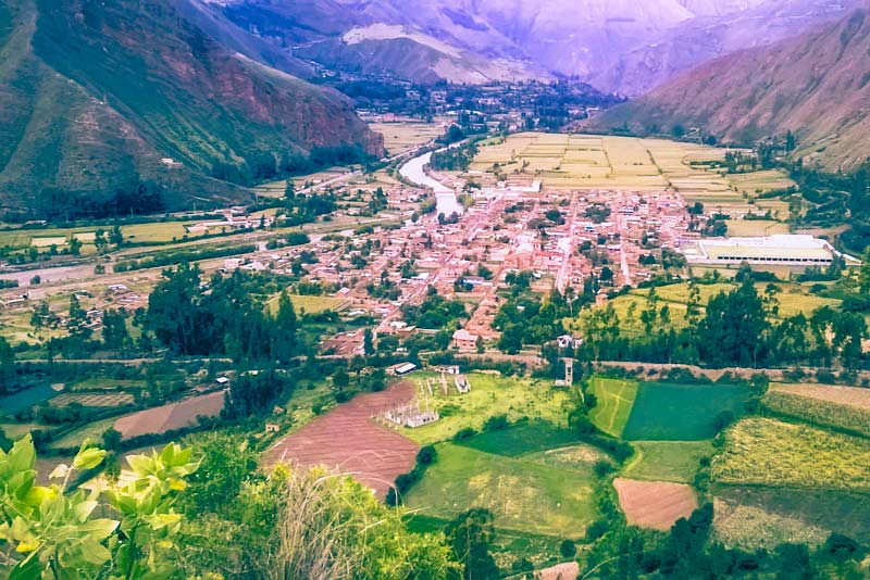 Pueblo de Huayllabamba en el Valle Sagrado